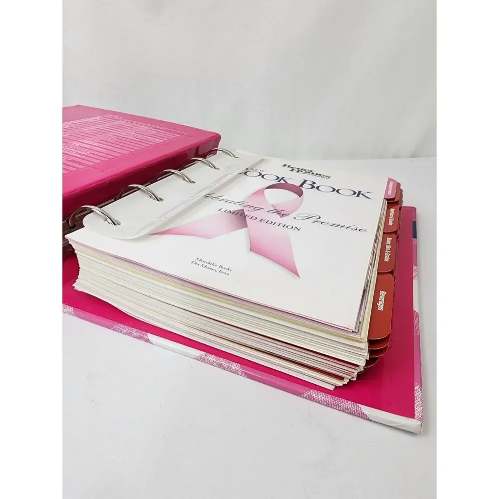 Better Homes and Gardens New Cook Book Celebrating the Promise Pink Limited Ed